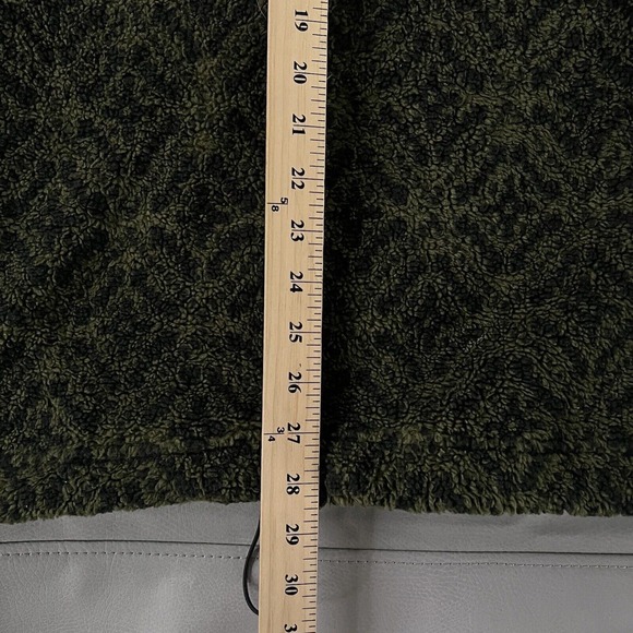 Laksen Men Forest‎ Green Geometric Fleece 1/4 Zip Hike Jacket Sweater-XL-0927 - Picture 5 of 14